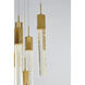 Canada 41 Light 35.4 inch Gold Chandelier Ceiling Light